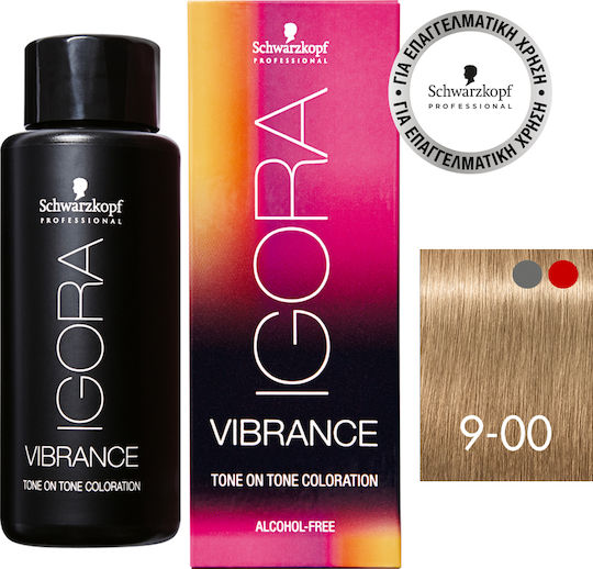 Schwarzkopf Igora Vibrance Temporary Hair Dye no Ammonia 9-00 Blonde Very Light Very Light Intense Natural 60ml