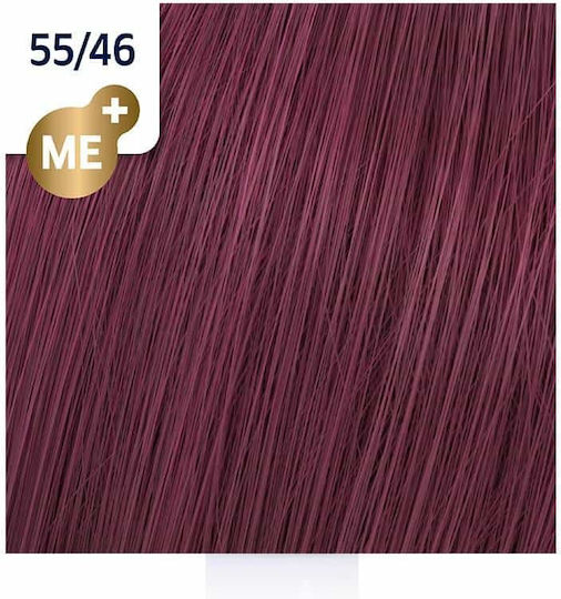 Wella Koleston Perfect Me+ Vibrant Reds Vopsea de Păr 55/46 Castaniu Deschis Intens Roșu Violet 60ml