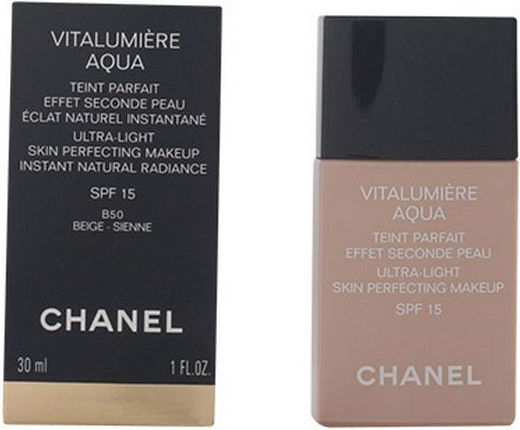 Chanel Vitalumière Aqua Flüssiges Make-up B50 Beige 30ml