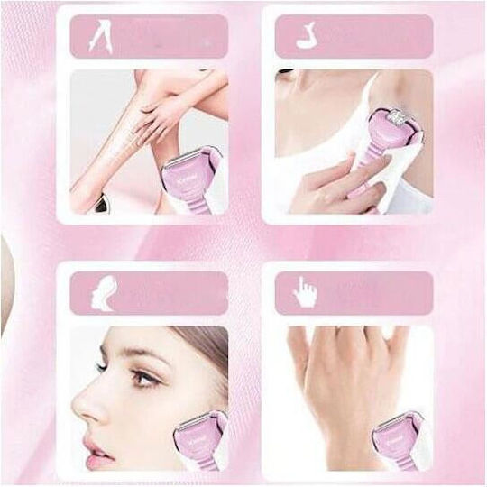 Kemei Σετ Αποτρίχωσης Epilator για το Σώμα KM-372