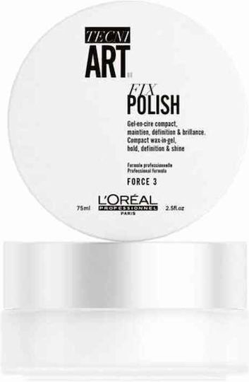 L'Oréal Professionnel Tecni Art Fix Polish Force 3 Gel Μαλλιών 75ml