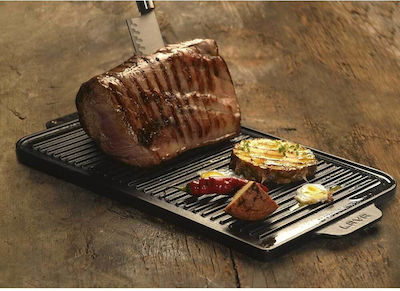 Thermogatz Baking Plate Double Sided with Cast Iron Flat & Grill Surface No 3 48x26x2cm 01.108.013