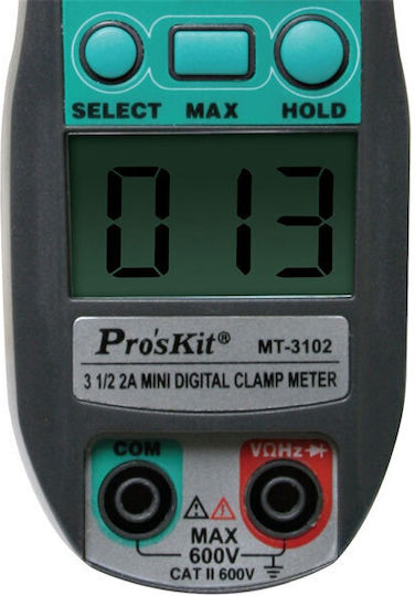 Proskit Αμπεροτσιμπίδα Ψηφιακή 400A AC MT-3102