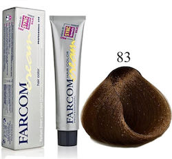 Farcom Hair Color Cream Βαφή Μαλλιών 83 Ξανθό Χ...