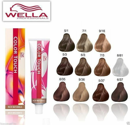 Wella Color Touch Rich Naturals Vopsea Temporară de Păr Fără Amoniac 9/16 Blond Foarte Deschis Cenușiu Violet 60ml