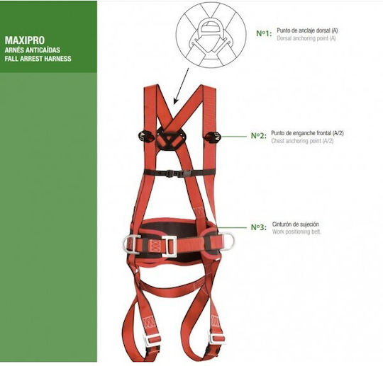Climax Maxi Pro Overall Safety Belt 5 Points