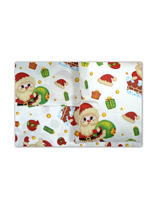 Ninetta Baby Bettlaken Set mit Angepasst Santa Claus Rote 70x140cm Ninetta Baby Bettlaken Set mit Angepasst Santa Claus Rote 70x140cm