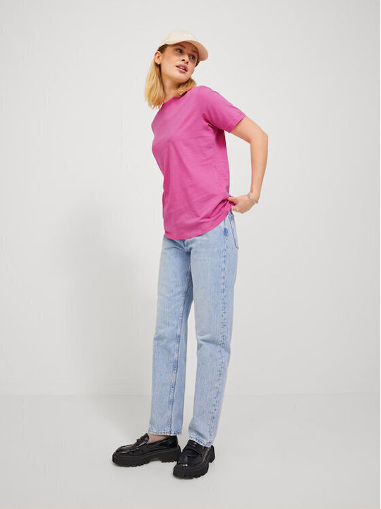 Jack & Jones Feminin Tricou Carmine Rose