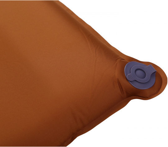 Husky Flopy Self-Inflating Single Camping Sleeping Mat 183x51cm Thickness 8cm in Khaki color