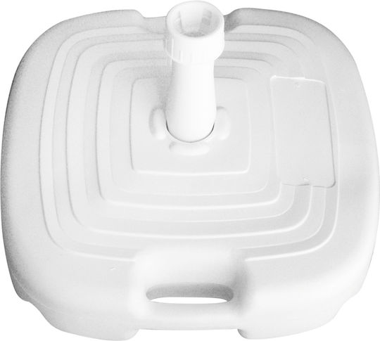 Unigreen Continental Umbrella Base Water - Sand Plastic 25lt Square White