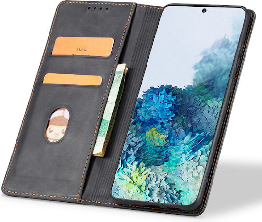 Bodycell Book Δερματίνης Μαύρο (Realme C33)