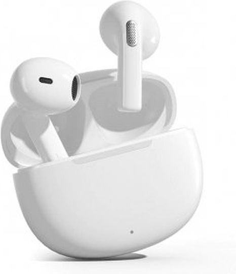 QCY AilyPods T20 Earbud Bluetooth Handsfree Earphones with Sweat Resistance and Charging Case White