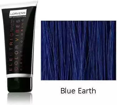 Lorvenn Electric Color Vibes Προσωρινή Βαφή Μαλλιών Χωρίς Αμμωνία Blue Earth 90ml