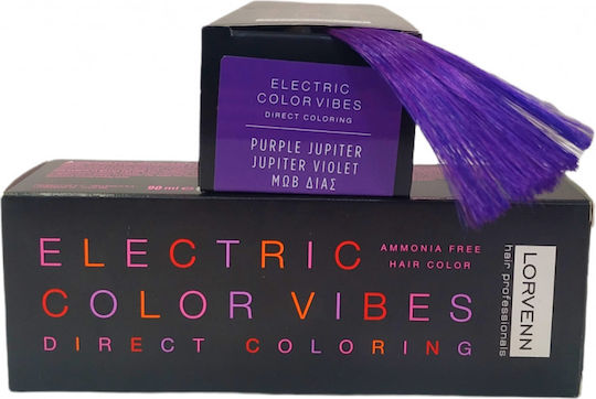 Lorvenn Electric Color Vibes Temporary Hair Dye No Ammonia Purple Jupiter 90ml