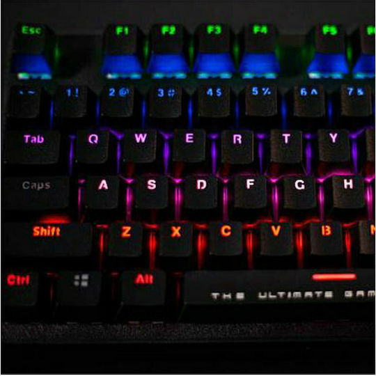 Armaggeddon MKA-2C Pro Gaming Μηχανικό Πληκτρολόγιο Tenkeyless με Custom Blue διακόπτες και RGB φωτισμό (Αγγλικό US)