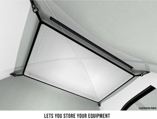 Husky Bizon 3 Plus Winter Camping Igloo Mountaineering Green with Double Cloth for 3 People Waterproof 4000mm 410x220x130cm