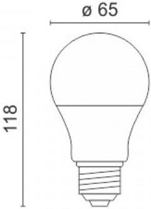 Spot Light Λάμπα LED 15W για Ντουί E27 και Σχήμα A60 Ψυχρό Λευκό 1350lm