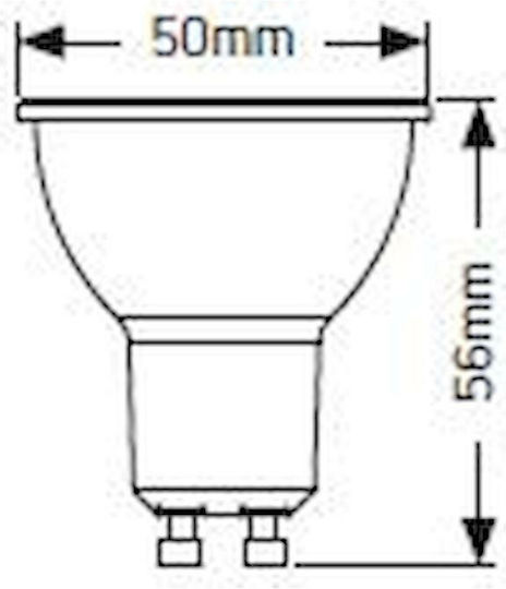 Geyer LED Bulb 5W for Socket GU10 and Shape PAR16 Warm White 400lm Dimmable