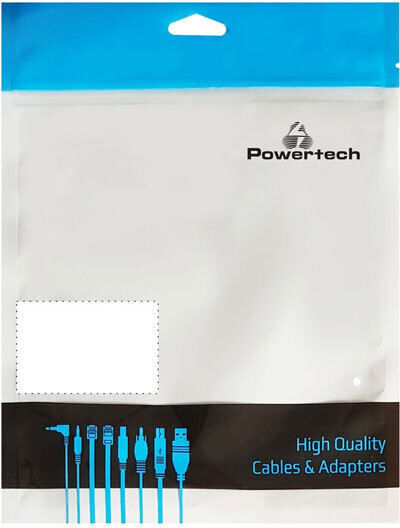 Powertech Konverter DisplayPort männlich zu VGA weiblich Weiß 1Stück CAB-DP006