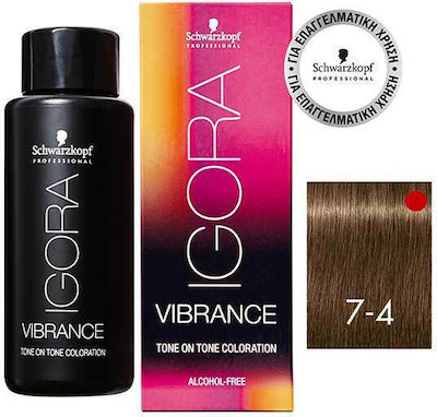 Schwarzkopf Igora Vibrance Temporary Dye 7-4 Blonde Medium Beige 60ml