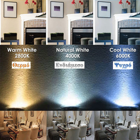 Eurolamp LED Bulb 5W 125mm for Socket E27 and Shape G125 Warm White 300lm Dimmable