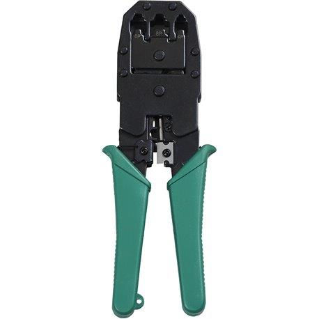 Central Πρέσα Ακροδεκτών Δικτύου RJ12, RJ11, RJ45, RJ10, RJ22 με Απογυμνωτή (Μήκος 180mm)