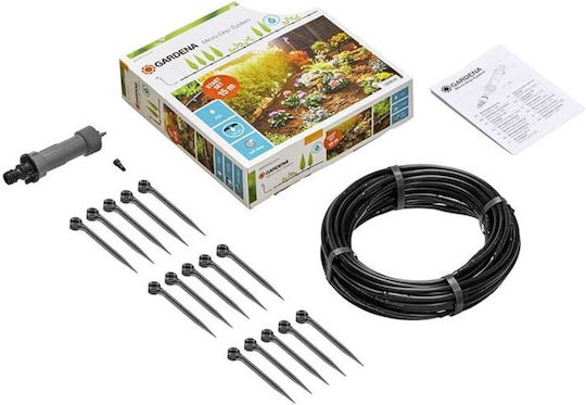 Gardena Start Set Row of Plants S Automatic Irrigation System Drip for Flower Pots