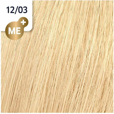 Wella Koleston Perfect Me+ Special Blonde 12/03 Πολύ Ανοιχτό Φωτεινό Ξανθό Φυσικό Χρυσό 60ml