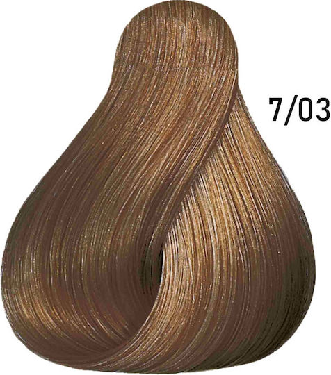 Wella Koleston Perfect Me+ Pure Naturals Βαφή Μαλλιών 7/03 Ξανθό Φυσικό Χρυσό 60ml