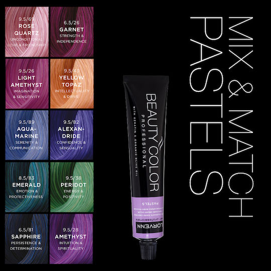 Lorvenn Beauty Color Пастелна Боя За Коса 95.82 Александрит 70мл