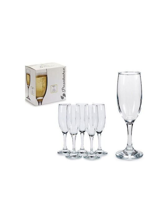 Pasabahce Goblet Champagne Glass Set 6pcs S3600813