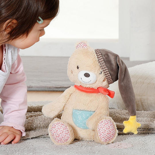 Fehn Sleep Toy Bear made of Fabric with Lights for 0++ Months