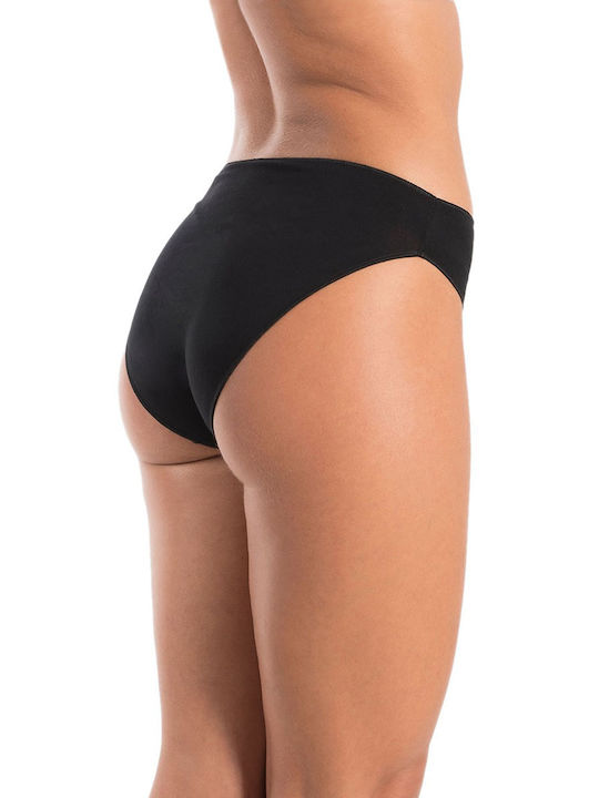 A.A UNDERWEAR Damen Slip Nahtlos Schwarz