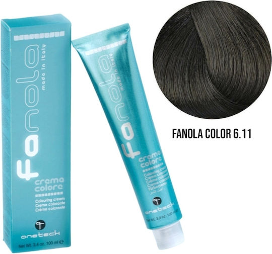 Fanola Fanola Haarfärbemittel Farbcreme 6.11 Dunkelblond Sandré 100ml