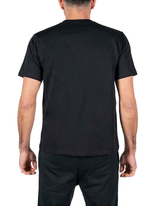 A.A UNDERWEAR Men's Short Sleeve Undershirt Black