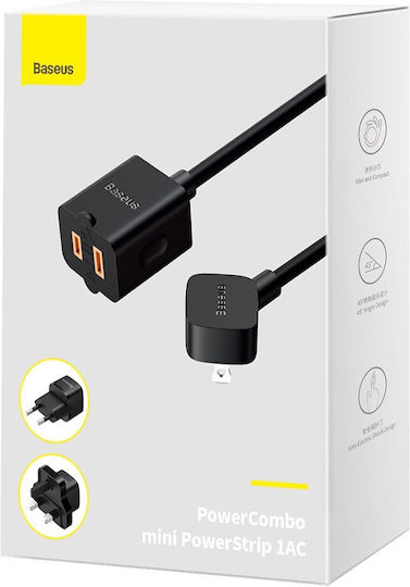 Baseus Powercombo Καλώδιο 1m PSMN000301 1τμχ
