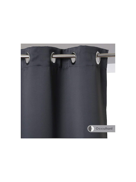 Atmosphera Set Perdele Cu Capse Gri 135x240cm