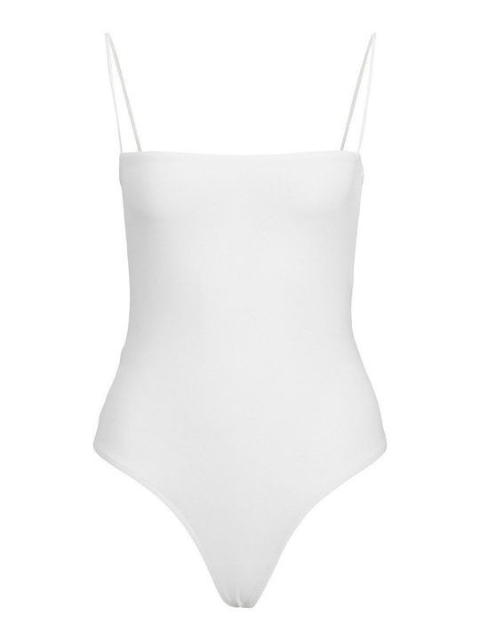 Jack & Jones Frauen Bodysuit Damen-Bodysuits Weiß