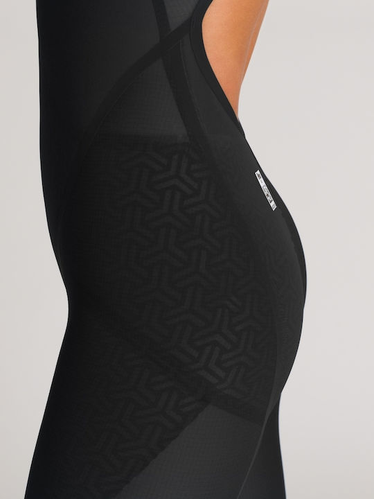 Arena Powerskin Carbon Glide Open Back 003663-105 Женски Състезателен Една част Бански за плуване Черен