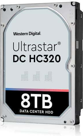 Western Digital Digital Ultrastar DC HC320 8TB HDD Hard Disk 3.5" SATA III 7200rpm cu 256MB Cache pentru NAS / Server