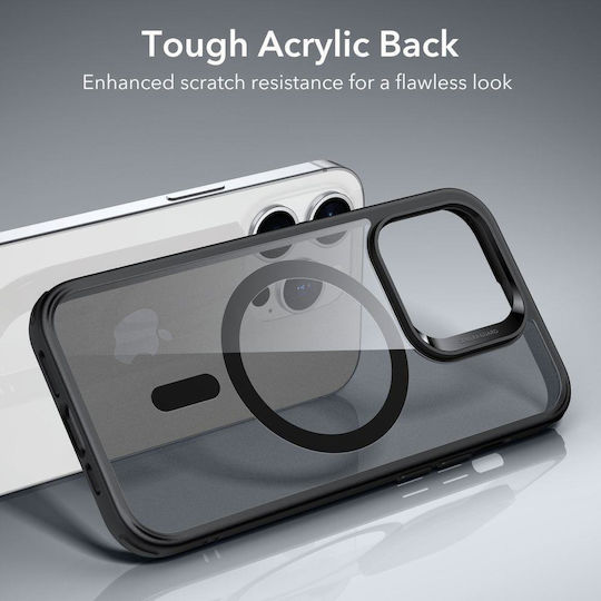 ESR CH Halolock Magsafe Back Cover Silicone / Plastic 0.5mm Frosted Black (iPhone 14 Pro Max)