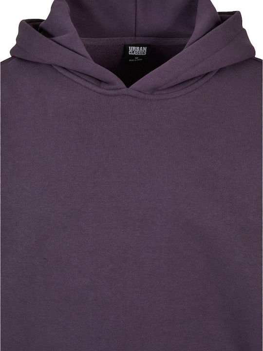 Urban Classics Herren Sweatshirt mit Kapuze Purplenight