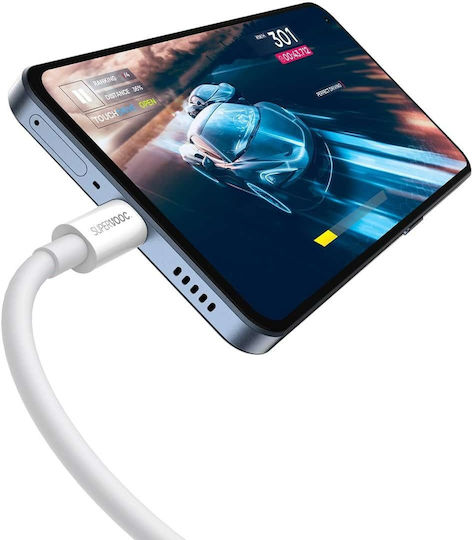 Baseus Superior USB 2.0 Cable USB-C Male - USB-A 65W White 1m CAYS000902