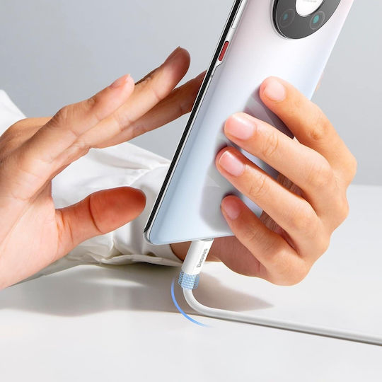 Baseus Superior USB 2.0 Cable USB-C Male - USB-A 65W White 1m CAYS000902