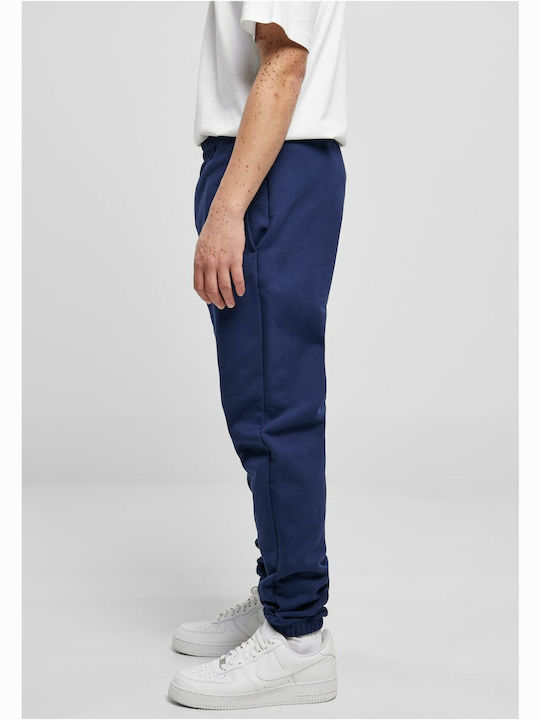 Urban Classics Men's Sweatpants with Rubber Blue