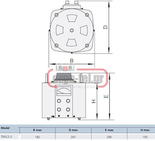 TDGC2-2 KV CNKV Voltage Regulator 2000VA