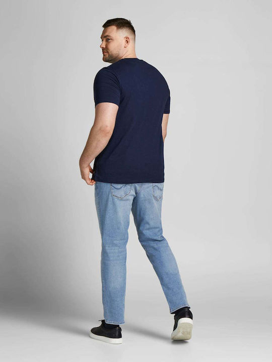 Jack & Jones Pantaloni de Bărbați din Jean în Croială Largă denim albastru