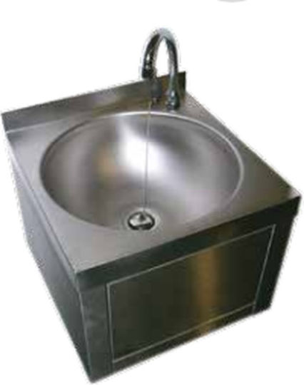 XDome Professional Hand Sink Wall-Mounted with Foot Valve XDLMP385PT 40x40x35cm