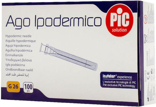 PiC Solution Needles Coffee 26G x 1 1/2" 100pcs