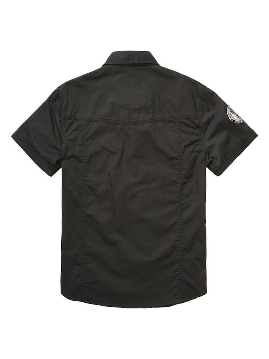 Brandit Men's Shirt Short Sleeve Black